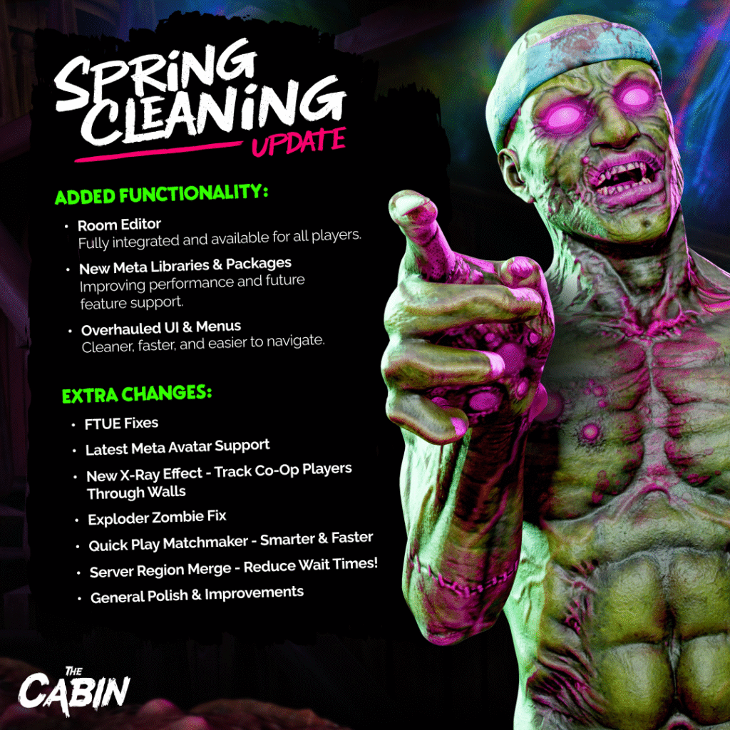 Drop Dead: The Cabin Now Uses The New Meta Avatars With Legs